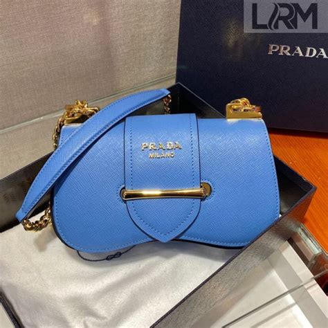 prada sidonie blue|Saffiano Leather Prada Sidonie Bag.